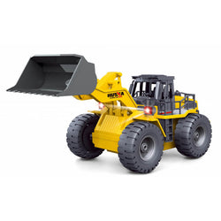 HuiNa RC 1/18 2.4G 9CH Wheeled Loader Truck With Die Cast Bucket RTR