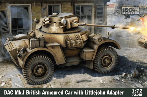 IBG Models 1/72 Daimler Armoured Car Mk.I with Littlejohn Adaptor