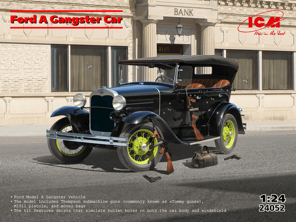ICM 1/24 Model A Gangster Car