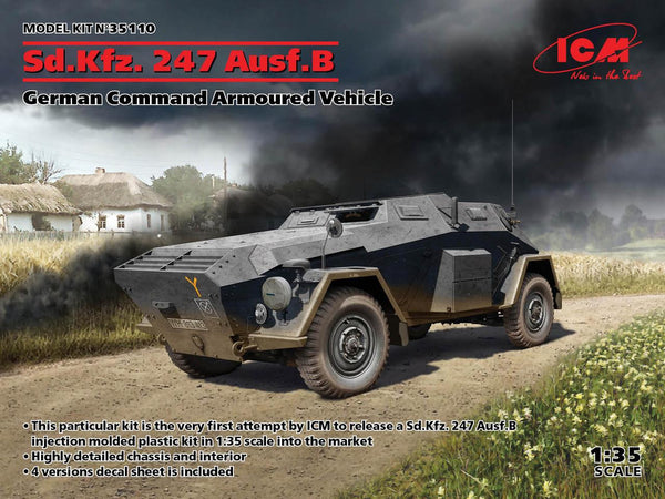 ICM 1/35 Ad.Kfz. 247 Ausf.B German Armoured Vehicle