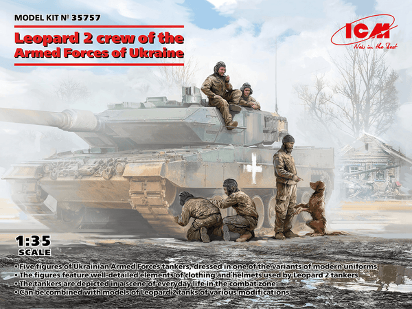 ICM 1/35 Leopard Tank Crew of the Armed Forces of Ukraine
