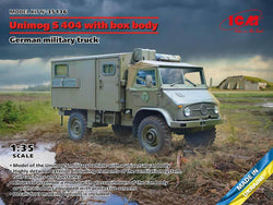 ICM 1/35 Unimog S 404 w/ Box Body, German Military Truck