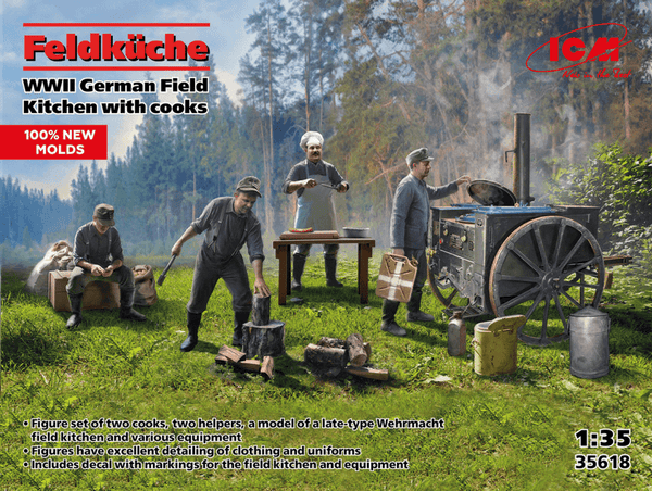 ICM 1/35 WWII Feldkuche German Field Kitchen