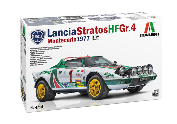 Italeri 1/12 Lancia Stratos HF Gr.4 Monte Carlo Rally 1977