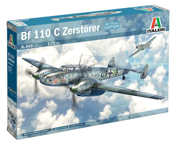 Italeri 1/72 Messerschmitt Bf 110 C Zerstorer