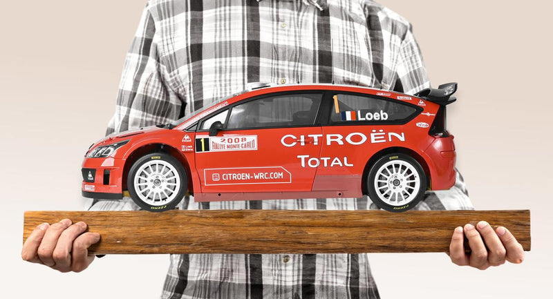 IXO 1/8 Citroen C4 WRC 2008 Red Diecast Model Kit