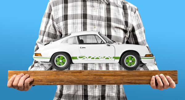 IXO 1/8 White Porsche 911 Carrera RS 2.7 Diecast Model Kit