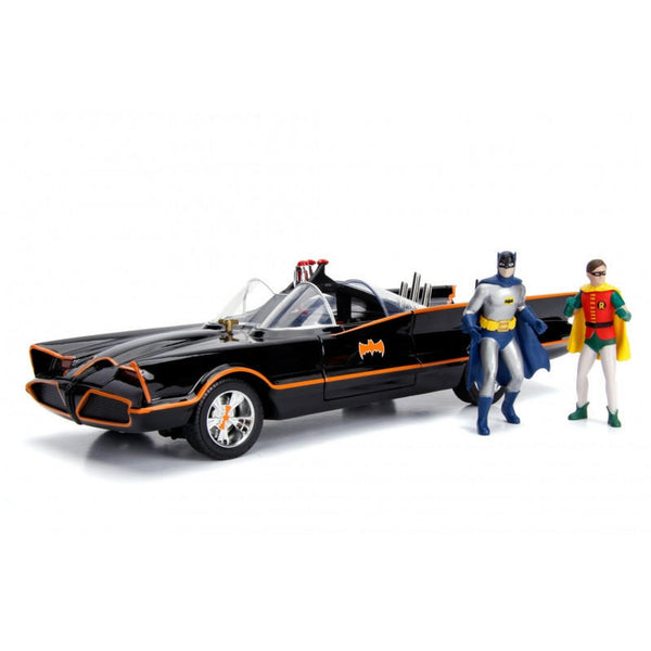 Jada 1/18 1966 Batmobile With Figures and Working Lights Diecast Model