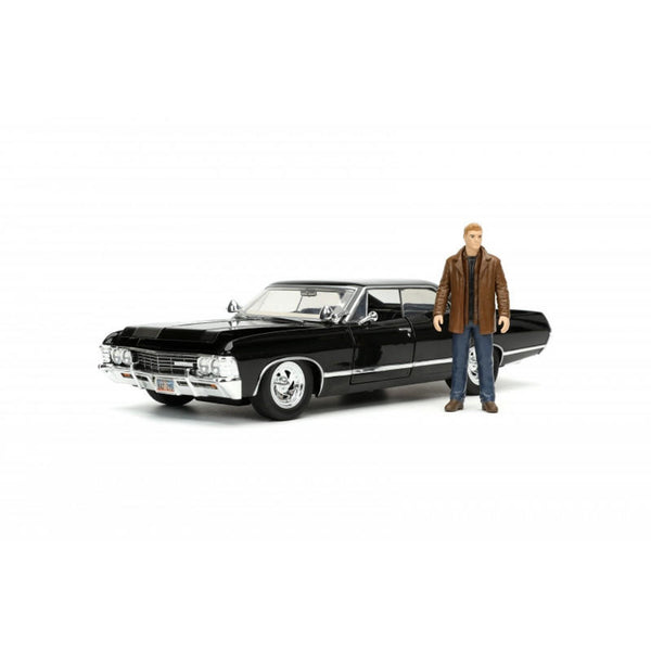 Jada 1/24 1967 Chevy Impala with Dean Winchester Figure Diecast Model
