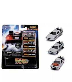 Jada Back To The Future Nano 3 Pack Diecast Models
