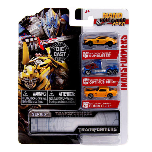 Jada Transformers Nano 3 Pack Diecast Models