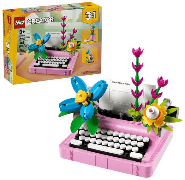 Lego Creator 3-in-1 Typewriter with Flowers