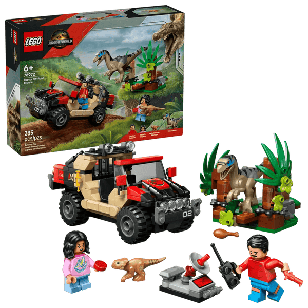 Lego Jurassic World Raptor Off-Road Escape
