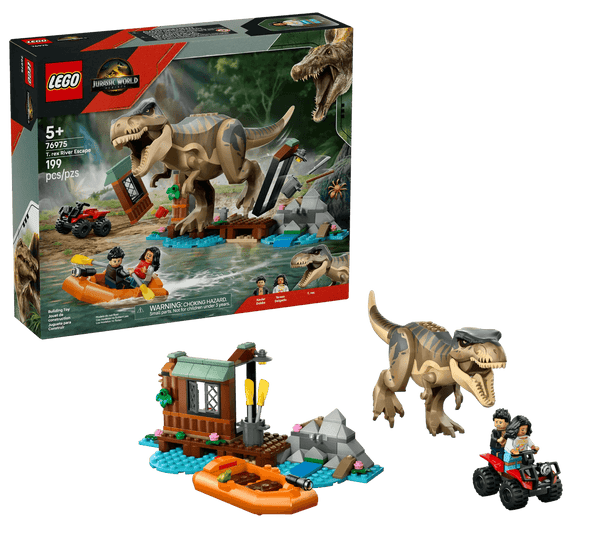 Lego Jurassic World Tyrannosaurus Rex River Escape