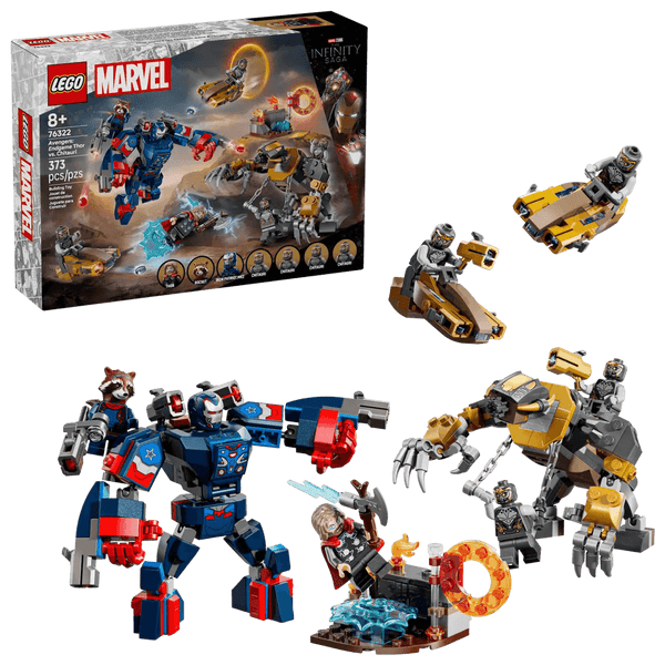 Lego Marvel Avengers Endgame Thor vs Chitauri