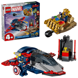 Lego Marvel Captain America vs Thanos