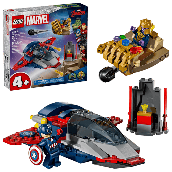 Lego Marvel Captain America vs Thanos