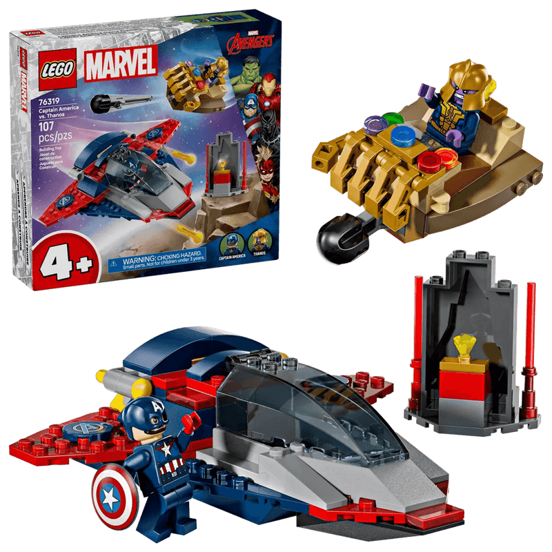 Lego Marvel Captain America vs Thanos