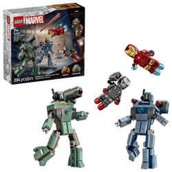 Lego Marvel Iron Man & War Machine vs. Hammer Drones
