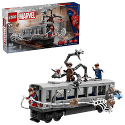 Lego Marvel Spider-Man vs Doc Ock Subway Train Scene