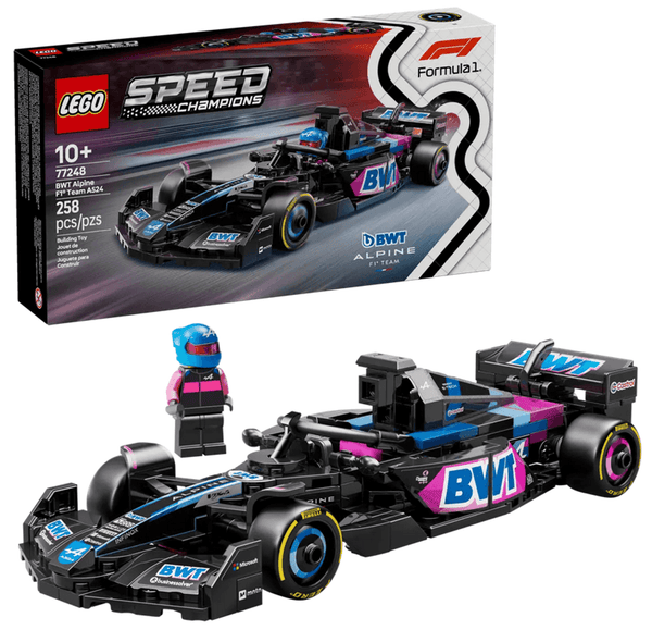 Lego Speed Champions BWT Alpine A524 Formula 1 Race Car