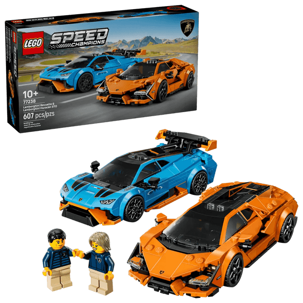 Lego Speed Champions Lamborghini Revuelto & Huracan STO