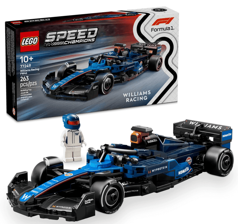 Lego Speed Champions Williams Racing FW46 Formula 1 Race Car