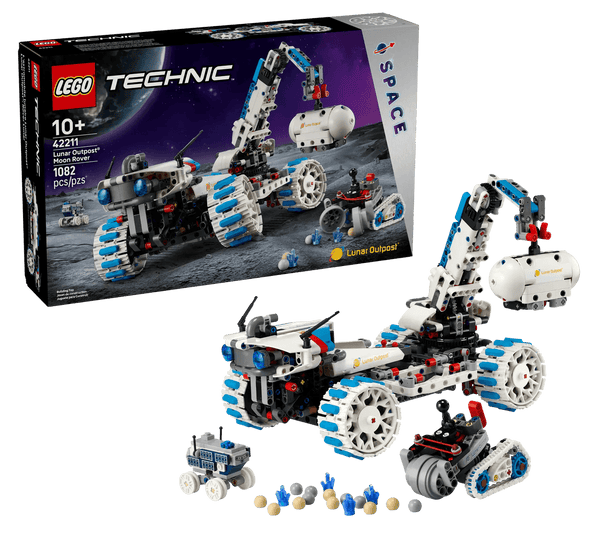 Lego Technic Lunar Outpost Moon Rover Space Vehicle