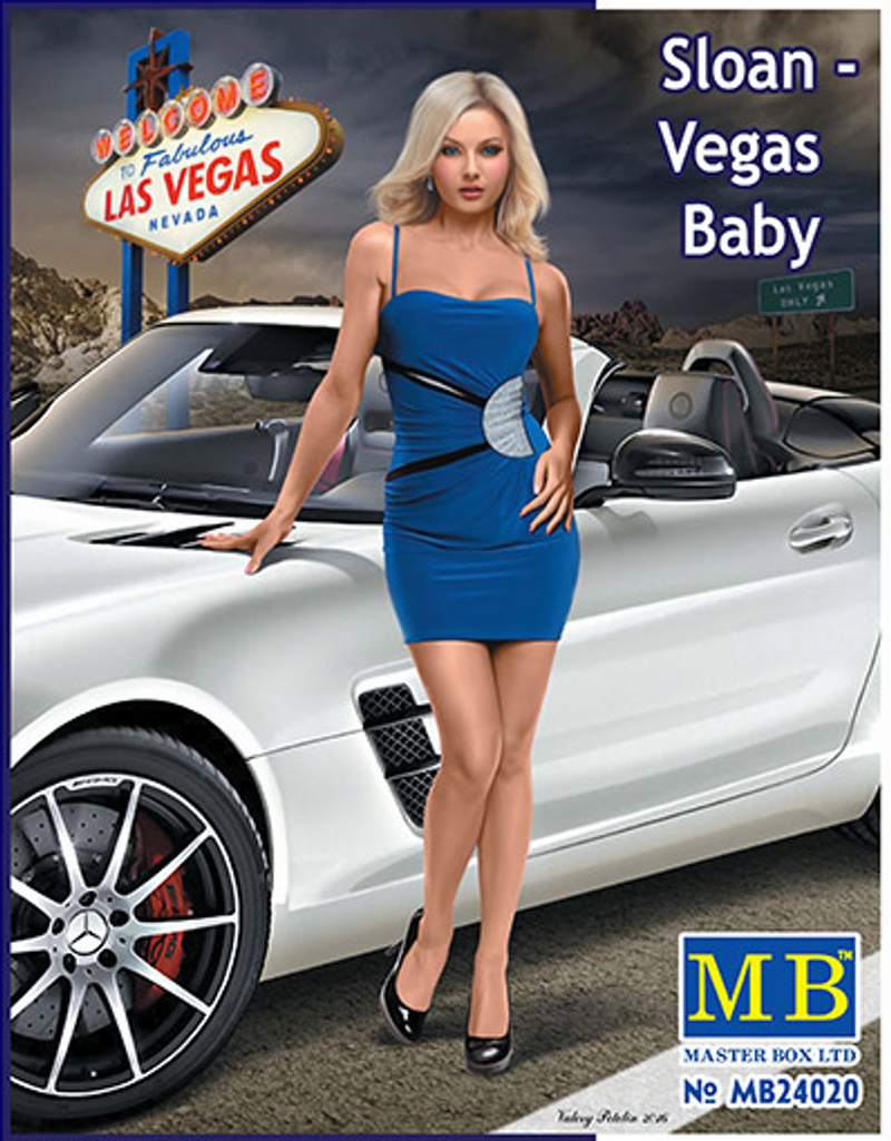 Master Box 1/24 Dangerous Curves - Sloan - Vegas Baby