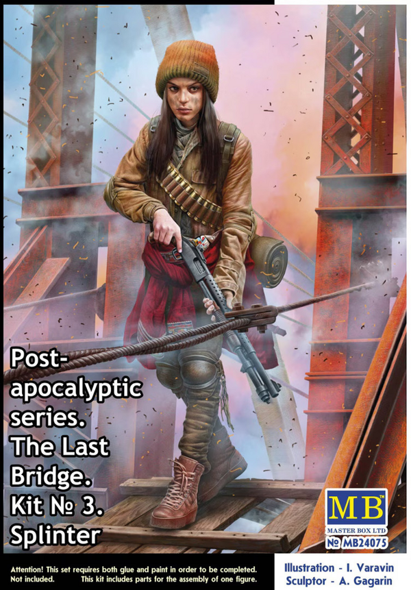 Master Box 1/24 Post-Apocalyptic Series - The Last Bridge Kit 3 - Splinter