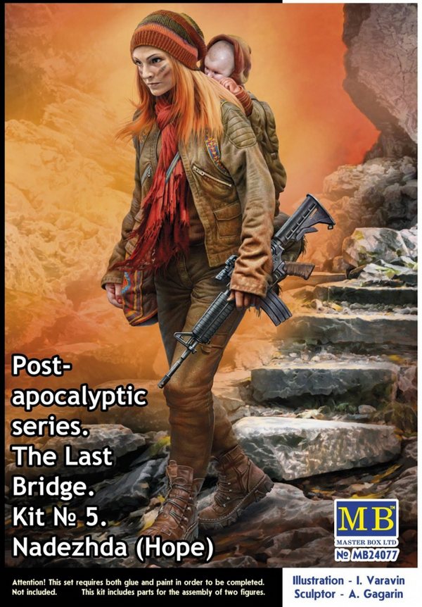 Master Box 1/24 Post-Apocalyptic Series - The Last Bridge Kit 5 - Nadezhda (Hope)