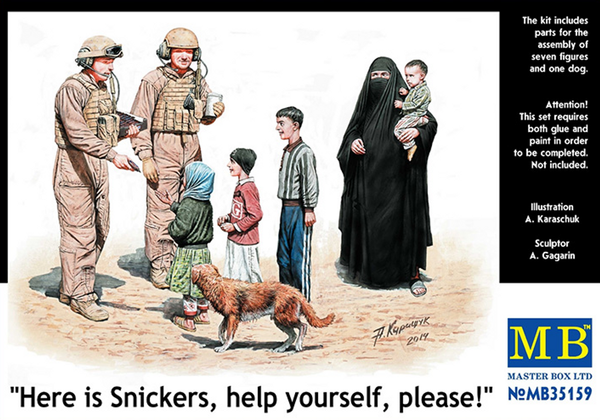 Master Box 1/35 Here is Snickers