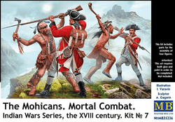 Master Box 1/35 Indian Wars Series XVIII Century Kit 7 - The Mohicans Mortal Combat
