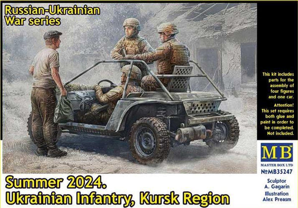 Master Box 1/35 RU-UKR War Mongoose, Ukrainian Infantry, Kursk