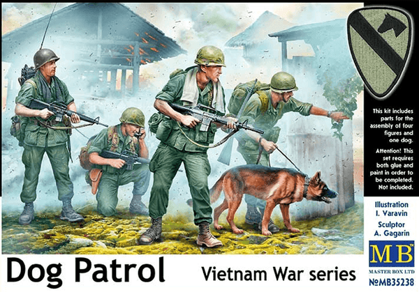 Master Box 1/35 US Dog Patrol Vietnam War