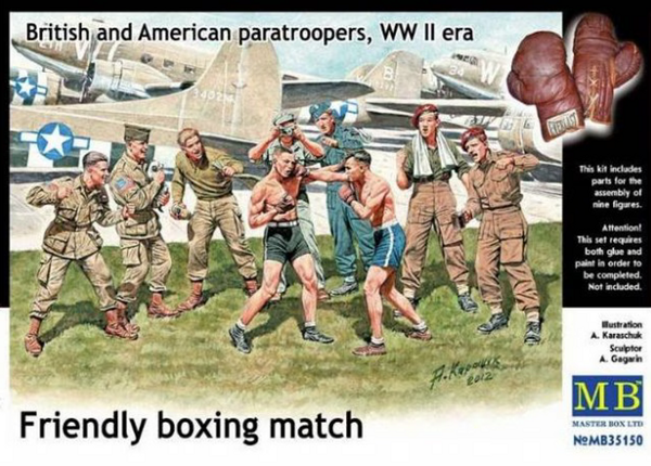 Master Box 1/35 WWII Friendly Boxing Match
