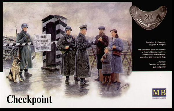 Master Box 1/35 WWII German Checkpoint