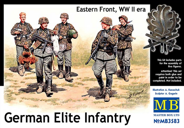 Master Box 1/35 WWII German Elite Infantry - Eastern Front