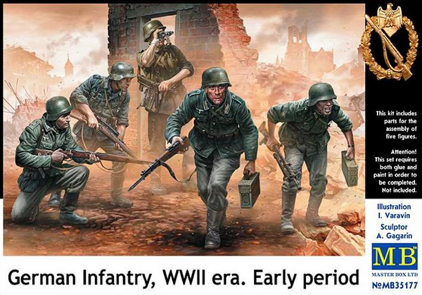 Master Box 1/35 WWII German Infantry (Early)