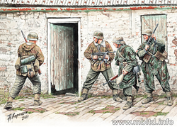 Master Box 1/35 WWII German Infantry - Western Europe 1944-1945