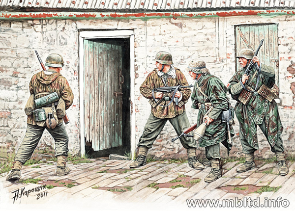 Master Box 1/35 WWII German Infantry - Western Europe 1944-1945