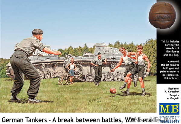 Master Box 1/35 WWII German Tankers