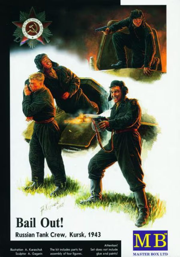 Master Box 1/35 WWII Russian Tank Crew Kursk 1943