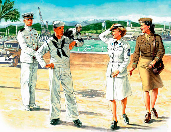 Master Box 1/35 WWII Women at War - US Navy WAVES