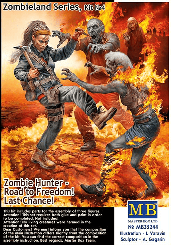Master Box 1/35 Zombieland Kit 4 - Road to Freedom Last Chance