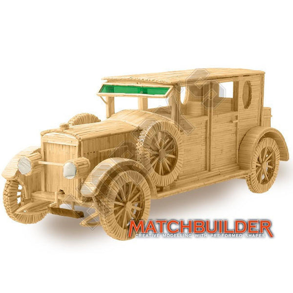 Matchbuilder Hispano Suiza Car Matchstick Model