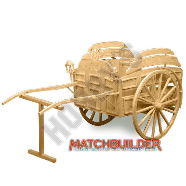 Matchbuilder Milk Float Matchstick Model
