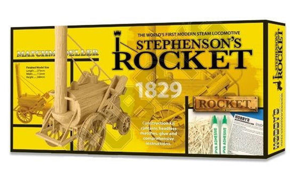 Matchbuilder Stephenson's Rocket Matchstick Model