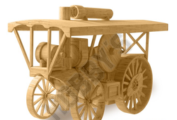 Matchbuilder Traction Engine Matchstick Model