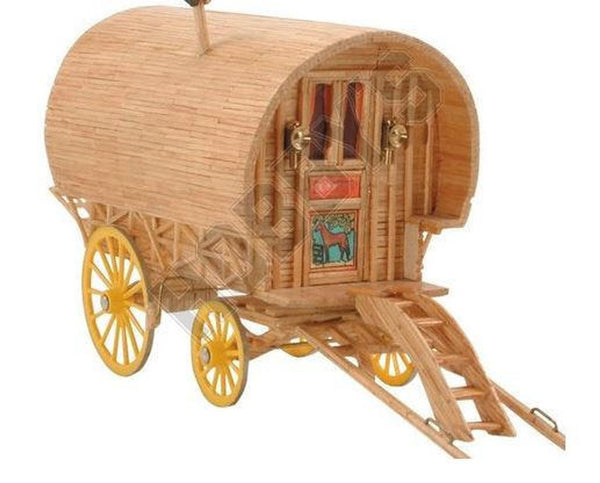 Matchcraft Bow Top Caravan Matchstick Model Kit